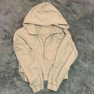 Shein kaki zip up jacket